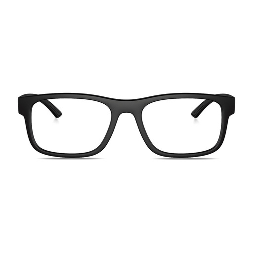 Prada Linea Rossa Rectangle Eyeglasses — Black