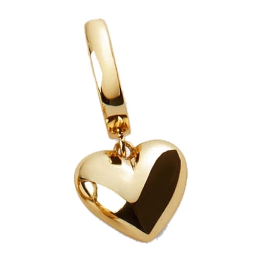 Ana Luisa Puffed Heart Hoops - Jessica
